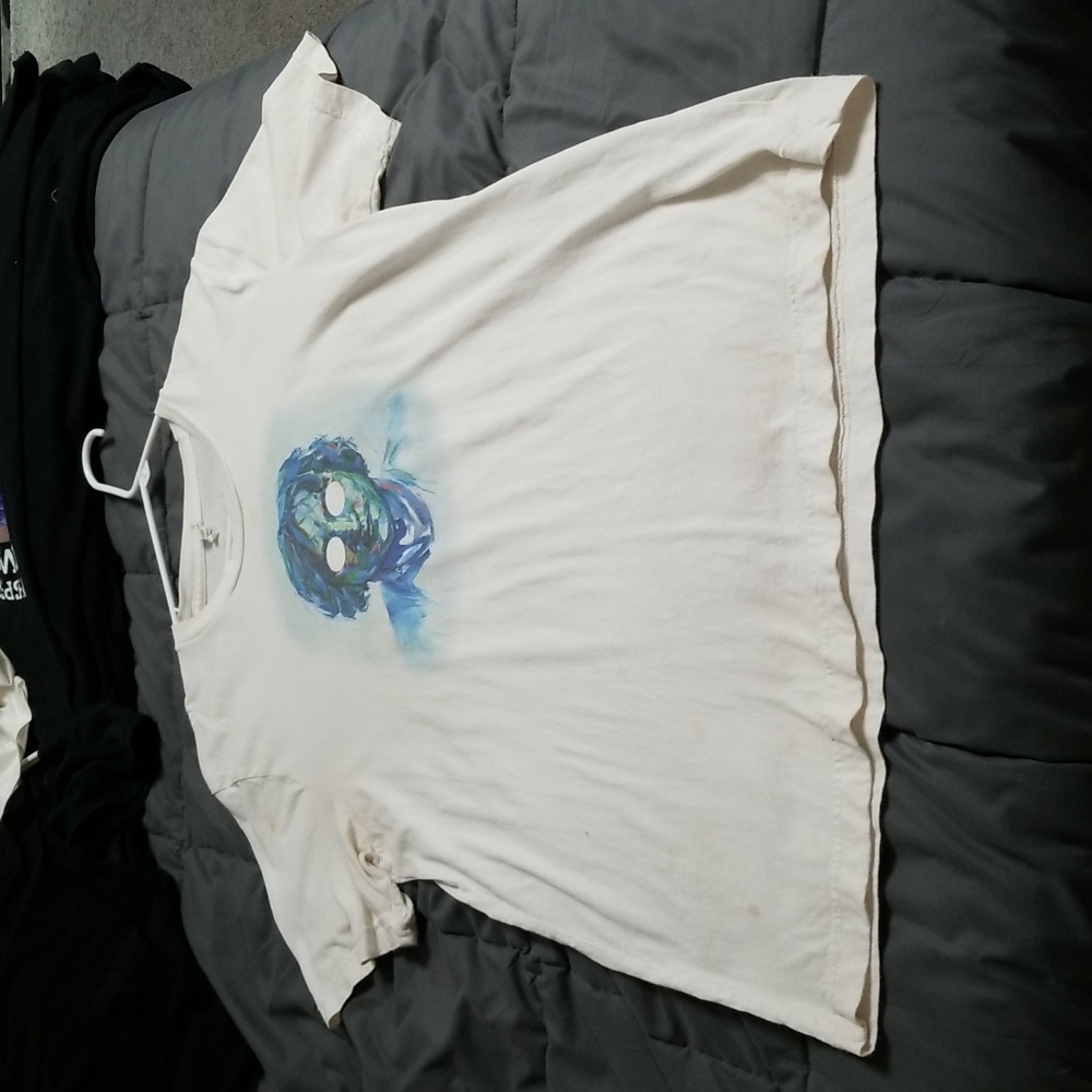 John Lennon white tee shirt with 2 stains
